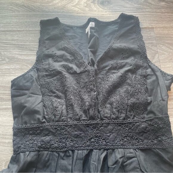 Charter Club Black Lace Midi Dress. Size 12 - Picture 14 of 14